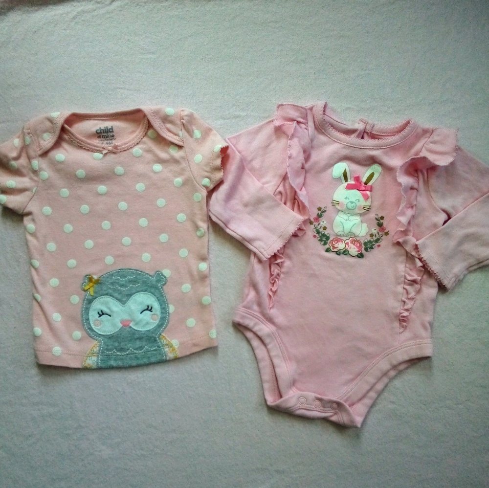 🐰Baby Bundle! T-shirt and Onesie 6-9M